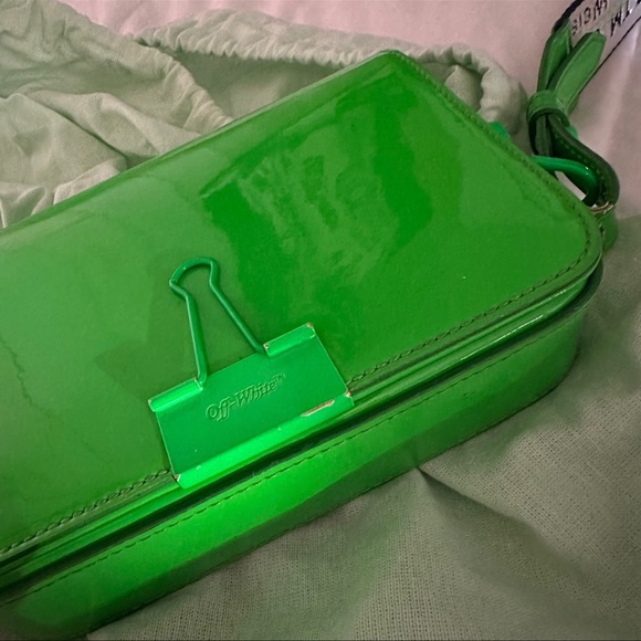 OffWhite Bags Offwhite Crossbody Green Binder Clip Bag Sold Poshmark